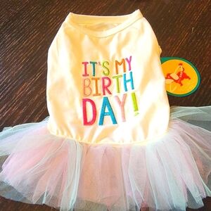 Dog Birthday party dress New!